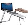 Rain Design mBar Pro+ 6.4" x 9.6" Aluminum Foldable Laptop Stand, Silver (10084)~#|#~sp148190965_sc7
