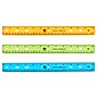 Charles Leonard 12" Plastic Ruler, Translucent Assorted Colors, Pack of 36 (CHL80336ST)~#|#~sp148288140_sc7