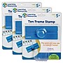 Learning Resources Ten Frame Stamp, 3/Pack (LER6652-3)~#|#~sp148289067_sc7