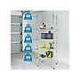 Mount-It! 5-Tier Steel Shelving Unit with Wheels, 24", Silver (MI-7862)~#|#~sp148401214_sc7