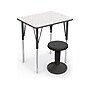 MooreCo Essentials Economy 26" Student Desk, Gray Nebula (91673)~#|#~sp148784028_sc7
