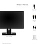 ViewSonic Ergonomic 24" 60Hz LCD Monitor, Black (VG2455)~#|#~sp148978770_sc7