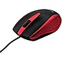 Verbatim Notebook Ergonomic Ambidextrous Optical USB Mouse, Red (99742)~#|#~sp14904518_sc7