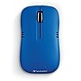 Verbatim Commuter Wireless Ergonomic Ambidextrous Optical USB Mouse, Blue (99766)~#|#~sp14904615_sc7
