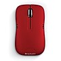 Verbatim Commuter Wireless Ergonomic Ambidextrous Optical USB Mouse, Red (99767)~#|#~sp14904620_sc7