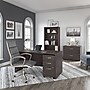 Bush Business Furniture Studio C 73"H 5-Shelf Bookcase with Adjustable Shelves, Storm Gray Laminate (SCB136SG)~#|#~sp14941551_sc7