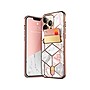 i-Blason Marble Pink Wallet Case for iPhone 13 Pro Max (iPhone2021-6.7-CosCard-Marble)~#|#~sp149495513_sc7