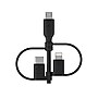 Belkin BOOST CHARGE Universal Lightning/Micro-USB/USB Type-C Cable, Black (CAC001bt1MBK)~#|#~sp149999705_sc7