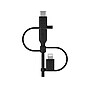Belkin BOOST CHARGE Universal Lightning/Micro-USB/USB Type-C Cable, Black (CAC001bt1MBK)~#|#~sp149999707_sc7