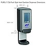 PURELL CS4 Wall Mounted Hand Sanitizer Dispenser, Graphite (5124-01)~#|#~sp150122976_sc7