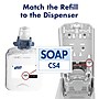 PURELL HEALTHY SOAP CS4 Wall Mounted Hand Soap Dispenser, White (5130-01)~#|#~sp150123114_sc7