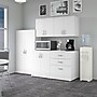 Bush Business Furniture Universal 62" 5-Piece Modular Storage Set with 11 Shelves, White (UNS003WH)~#|#~sp150858425_sc7