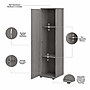 Bush Business Furniture Universal 62" Tall Narrow Storage Cabinet with Door and 3 Shelves, Platinum Gray (UNS116PG)~#|#~sp150858631_sc7