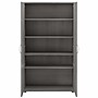 Bush Business Furniture Universal 62" Tall Storage Cabinet with Doors and 5 Shelves, Platinum Gray (UNS136PGK)~#|#~sp150858660_sc7