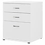 Bush Business Furniture Universal 34" Floor Storage Cabinet with 3 Drawers, White (UNS328WH)~#|#~sp150858748_sc7