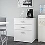 Bush Business Furniture Universal 34" Floor Storage Cabinet with 3 Drawers, White (UNS328WH)~#|#~sp150858749_sc7