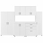 Bush Business Furniture Universal 62" 6-Piece Modular Storage Set with 14 Shelves, White (UNS002WH)~#|#~sp150858756_sc7