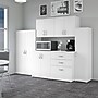 Bush Business Furniture Universal 62" 6-Piece Modular Storage Set with 14 Shelves, White (UNS002WH)~#|#~sp150858757_sc7