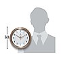 Infinity Instruments Round Retro Wall Clock, 9.5" (10940CR)~#|#~sp150860256_sc7