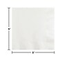 Creative Converting Touch of Color Beverage Napkin, 2-ply, White, 600 Napkins/Pack (DTC259000BNAP)~#|#~sp151224452_sc7