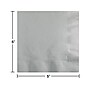 Creative Converting Touch of Color Beverage Napkin, 2-ply, Shimmering Silver, 150 Napkins/Pack (DTC803281BBNAP)~#|#~sp151224470_sc7