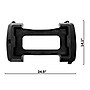 Alpine Industries Rectangular Trash Can Dolly, 200 lb. Weight Capacity, Black (477-DOLLY)~#|#~sp151321904_sc7