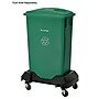 Alpine Industries Rectangular Trash Can Dolly, 200 lb. Weight Capacity, Black (477-DOLLY)~#|#~sp151321905_sc7