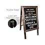 Excello Global Products Changeable Message Indoor/Outdoor Sidewalk Sign, 20" x 36", Black/Wood (EGP-HD-0084)~#|#~sp151515977_sc7