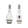 Tripp Lite Lightning to USB-C Charging Cable, 5.9 ft., Black/White (M102-006-HD)~#|#~sp151598312_sc7