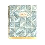 2023 AT-A-GLANCE BADGE Hand-Drawn Geo 8.5" x 11" Weekly & Monthly Planner, Blue/Yellow/White (1641H-905-23)~#|#~sp152199473_sc7