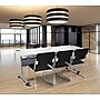 NPS BPFT Series Flip-N-Store 72"W x 24"D Training Room Table, With Wheels, Speckled Gray (BPFT-2472)~#|#~sp152707399_sc7