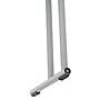 National Public Seating BT1800 Series 6' x 18" Plastic Folding Table, Speckled Gray (BT1872)~#|#~sp152707704_sc7