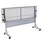 NPS BPFT Series Flip-N-Store 72"W x 24"D Training Room Table, With Wheels, Speckled Gray (BPFT-2472)~#|#~sp152708146_sc7