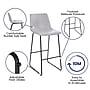 Flash Furniture LeatherSoft Barstool, Light Gray, 2-Pieces (2ETER1834530LG)~#|#~sp152795223_sc7