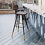 Flash Furniture Kora LeatherSoft Barstool, Brown, 2-Pieces (AYS02BR)~#|#~sp152802219_sc7