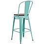 Flash Furniture Cindy Contemporary Metal Vertical Back Barstool, Mint Green (ET353430MINTW)~#|#~sp152802955_sc7