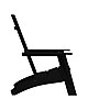 Flash Furniture Sawyer All-Weather Poly Resin Wood Adirondack Chairs, Black, 4/Pack (4JJC14509BK)~#|#~sp152805006_sc7