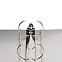 JAM Paper Heavy Duty 2" 3-Ring Non-View Binder, Silver Aluminum (301933555)~#|#~sp152889879_sc7