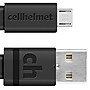 cellhelmet Charge and Sync USB-A to Micro USB Flat Cable, 6 Feet (CABLE-F-MICRO-6-B)~#|#~sp154190995_sc7