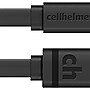 cellhelmet Charge and Sync USB-A to Micro USB Flat Cable, 6 Feet (CABLE-F-MICRO-6-B)~#|#~sp154190996_sc7