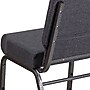 Flash Furniture HERCULES Series Fabric Church Stacking Chair, Dark Gray/Silver Vein Frame (FDCH02214SVDKGY)~#|#~sp154588028_sc7