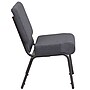 Flash Furniture HERCULES Series Fabric Church Stacking Chair, Dark Gray/Silver Vein Frame (FDCH02214SVDKGY)~#|#~sp154588030_sc7