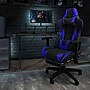 Flash Furniture X20 Ergonomic LeatherSoft Swivel Reclining Gaming Chair, Blue (CH1872301BL)~#|#~sp154745768_sc7