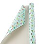 JAM Paper Christmas Gift Wrap, 25' x 30", 'Let it Snow' (165534902)~#|#~sp154750203_sc7