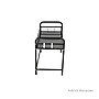 Mind Reader Microwave Shelf Counter Unit with Hooks, Black (1TCOUMIC-BLK)~#|#~sp15488867_sc7