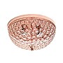 Elegant Designs Incandescent Flush Mount, Rose Gold (FM1000-RGD)~#|#~sp15495352_sc7
