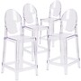 Flash Furniture Ghost Counter Stool in Transparent Crystal with Oval Back, 4/Pack (4OWGHOSTBACK24)~#|#~sp155519457_sc7