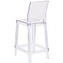 Flash Furniture Ghost Counter Stool in Transparent Crystal with Square Back, 4/Pack (4OWSQUAREBACK24)~#|#~sp155519474_sc7