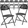 Flash Furniture HERCULES Series 800 lb. Capacity Plastic Fan Back Folding Chair 8/Pack (8LEL4BK)~#|#~sp155524380_sc7