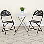 Flash Furniture HERCULES Series 800 lb. Capacity Plastic Fan Back Folding Chair 8/Pack (8LEL4BK)~#|#~sp155524442_sc7